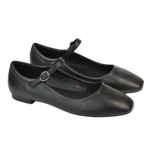 XY London Womens/Ladies Allegra Square Toe Mary Janes / Black
